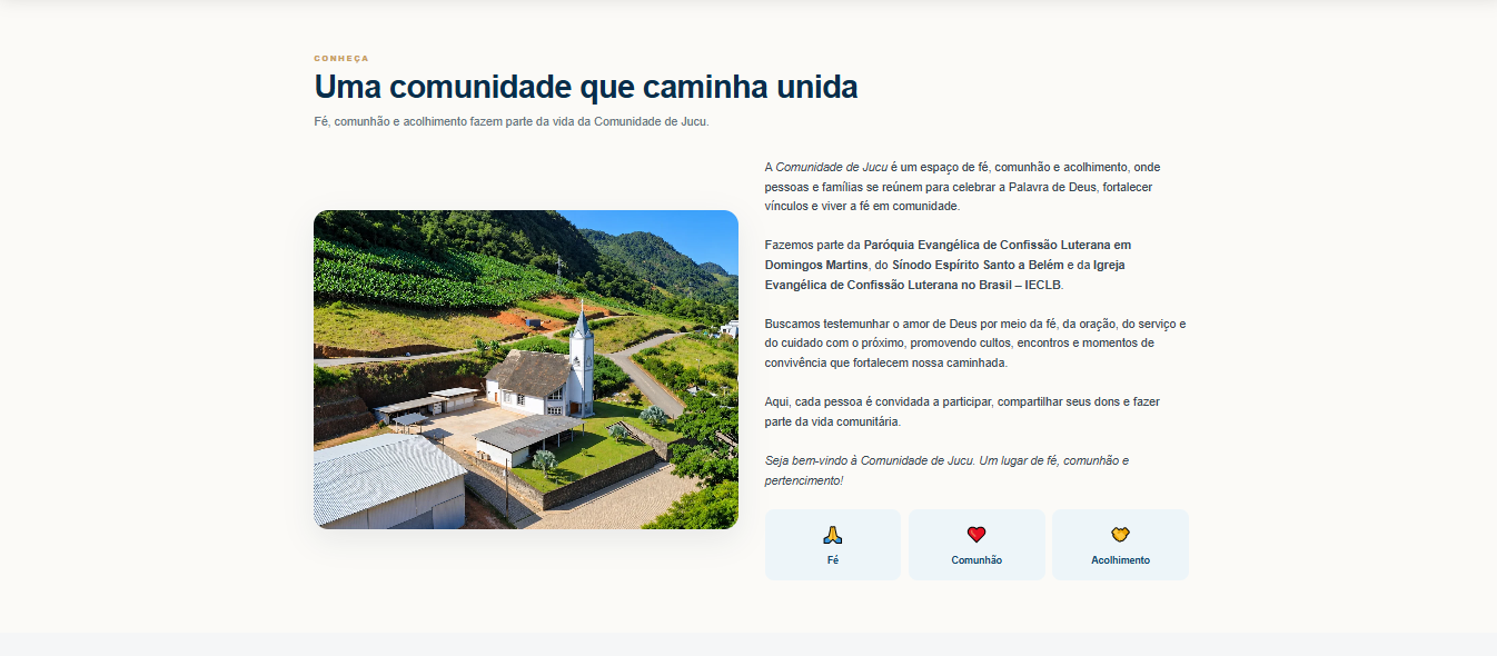 Site para Comunidades